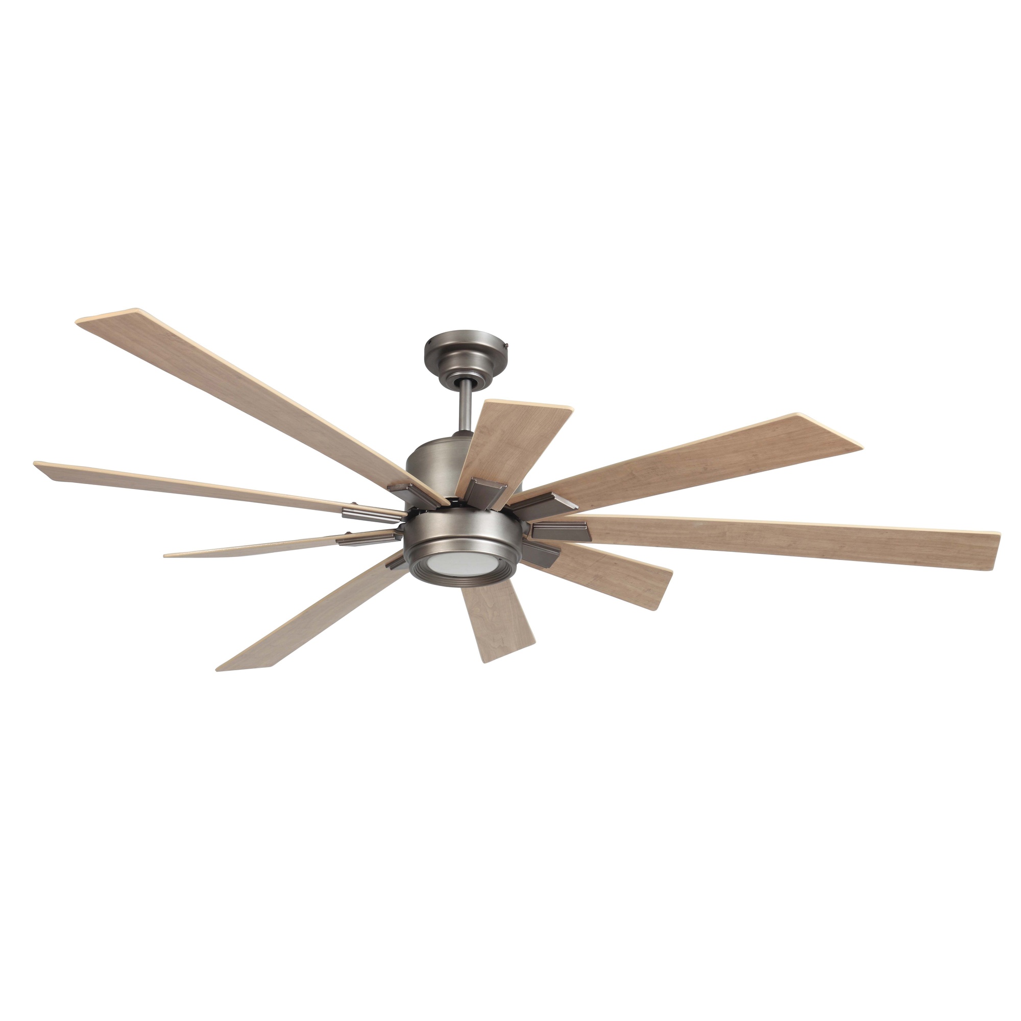 Craftmade Kat72an Contemporary Ceiling Fan With Light 72 Inch 9 Blade 6 Speed Antique Nickel Katana