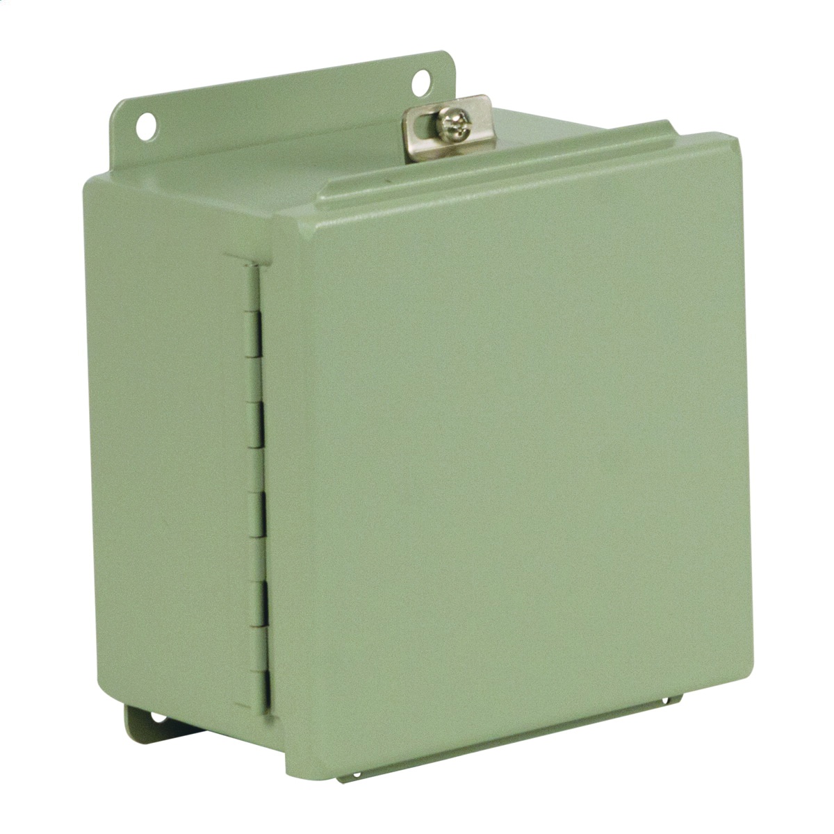 Metal Box Hinged Lid Electrical Nema Enclosure Steel Outdoor Junction Cover Gray