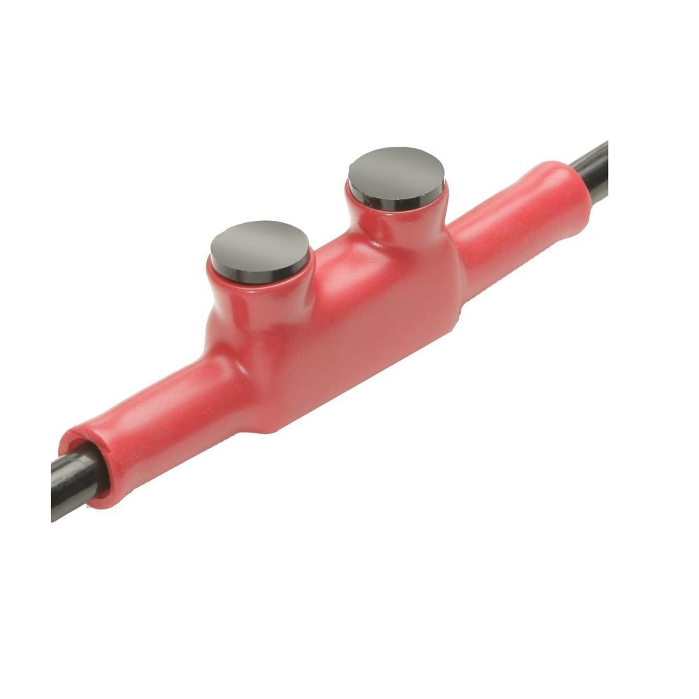 4 AWG BURNDYUNITAP BIT Single Sided Entry Multi-Tap Connector with Mounting Holes 600 kcmil