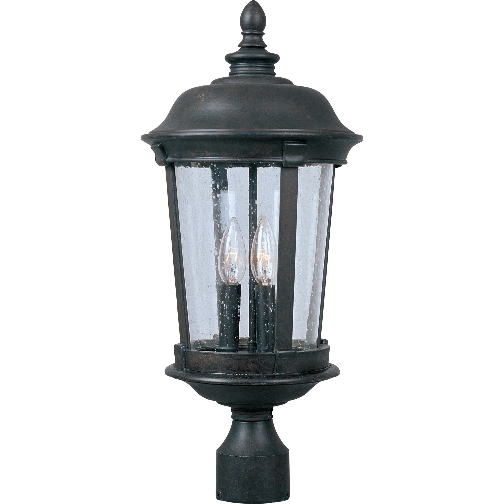 Maxim Lighting 40091CDBZ 3-Light Pole/Post Lantern 180-Watt 120-Volt ...