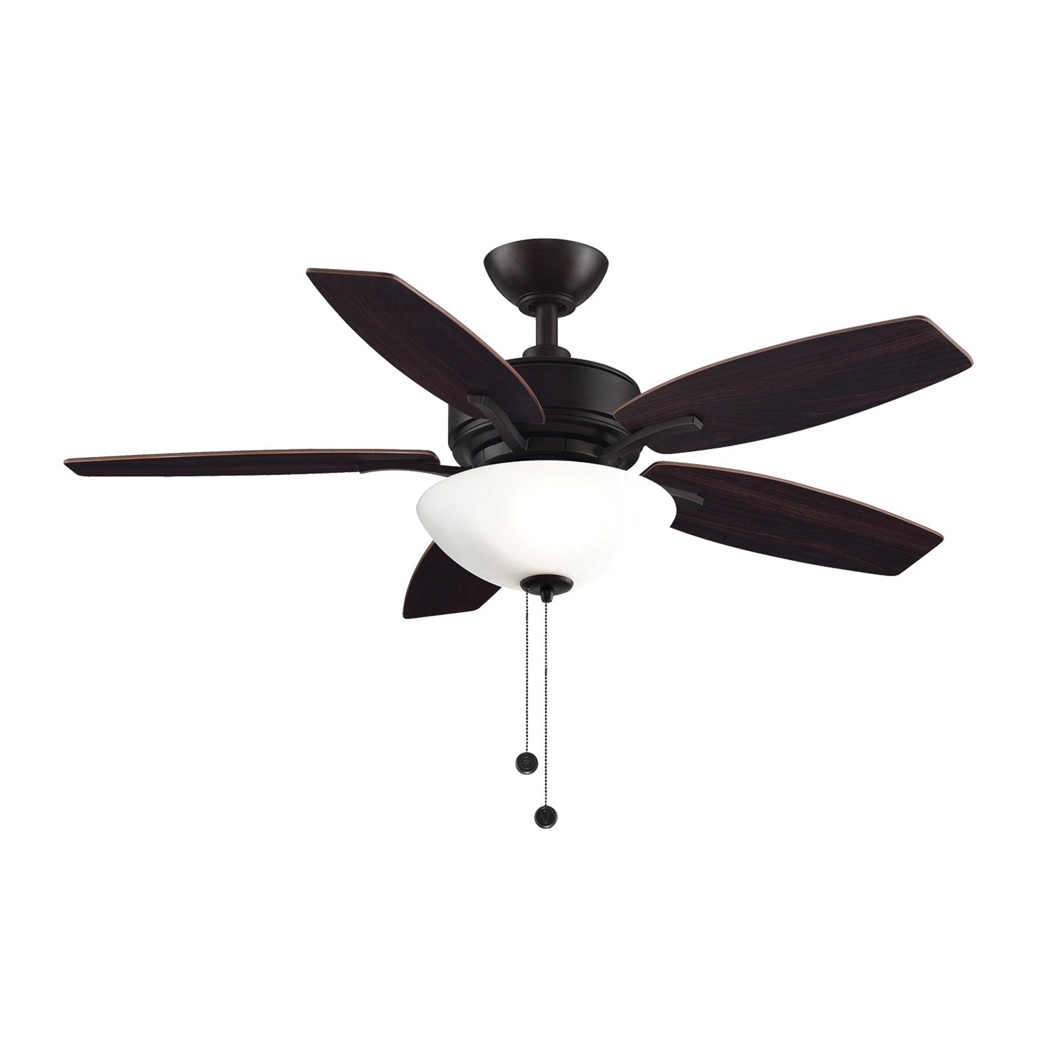 Fanimation Fp6245bdz Ceiling Fan With Light Kit 44 Inch 5 Blade 3 Speed Dark Bronze Aire Deluxe