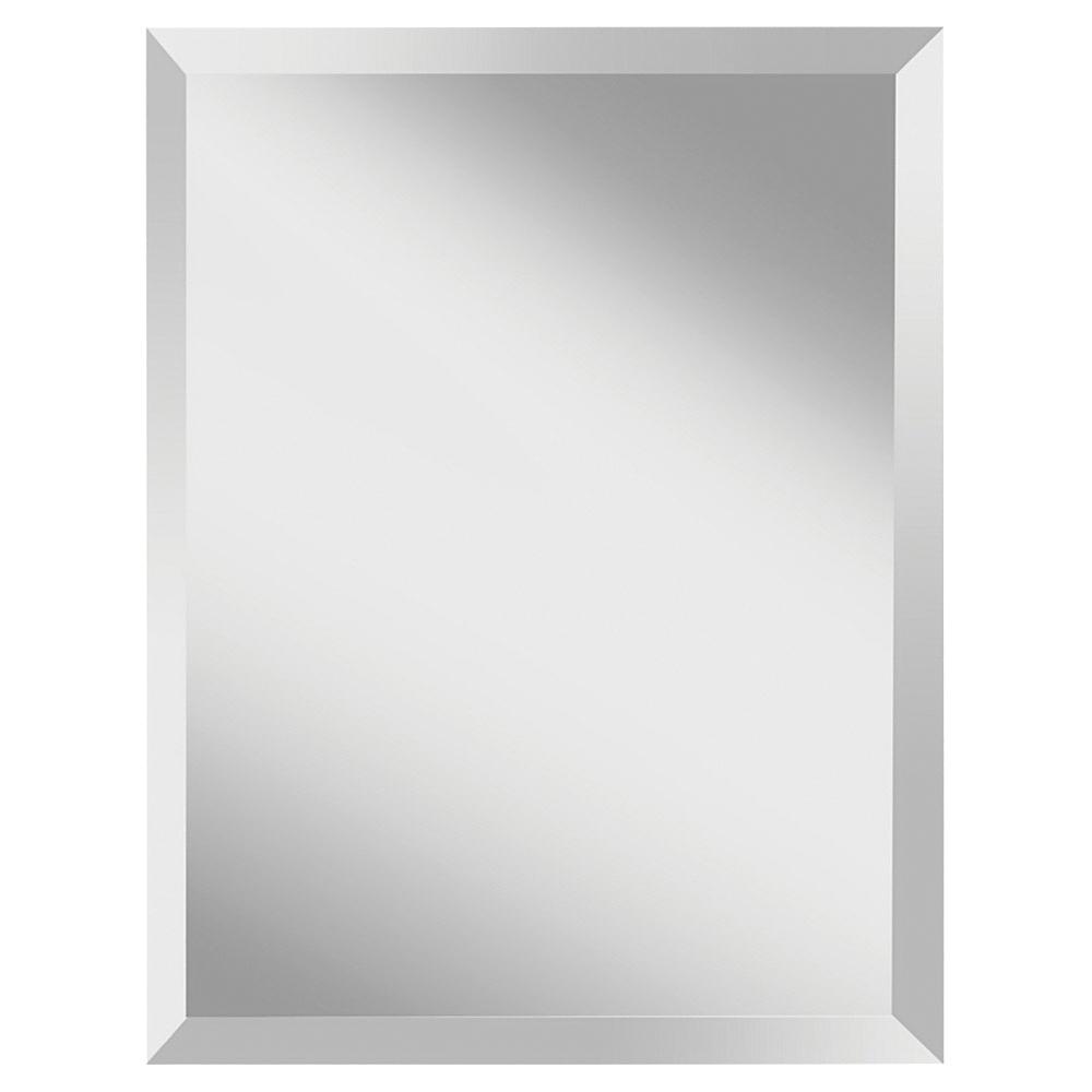 Murfeiss Mr1152 Rectangular Beveled Frameless Mirror Clear