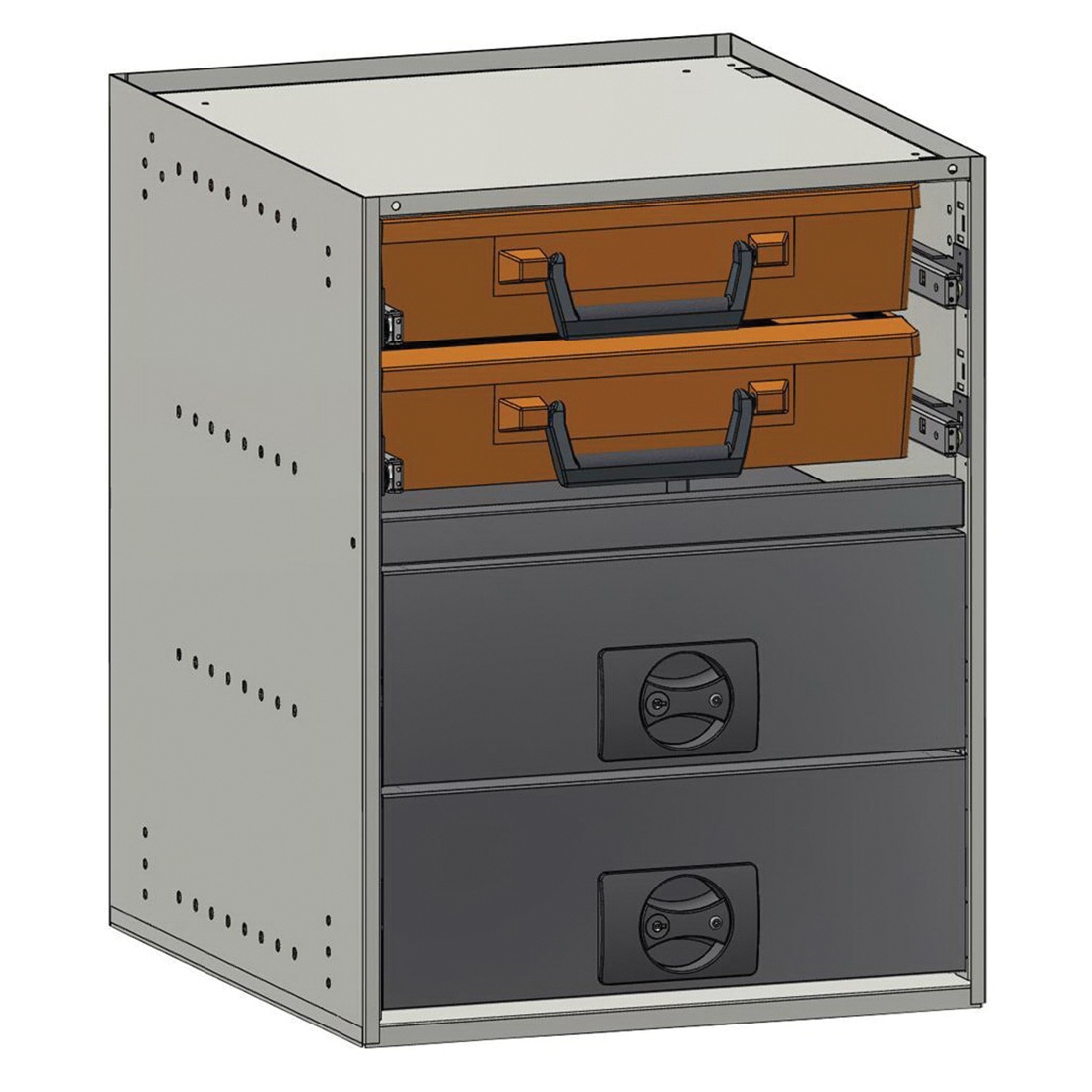 Rolacase Rckit40 14 4 Drawer 4 Series Drawer Cabinet Kit 16 1 2