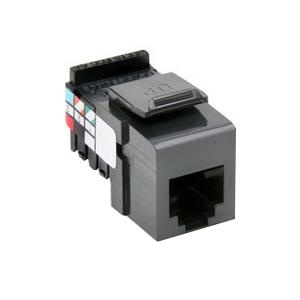 Leviton 41106-RG6 6P6C UTP USOC And Voice Grade Connector Gray QuickPort®