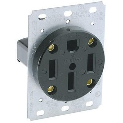 Nema 14 50r >> Leviton 279 Industrial Grade Flush Mount Straight Blade Receptacle 50 Amp 125 250 Volt Nema 14 50r Black Decora Nema 14 50r >> Leviton 279 Industrial Grade Flush Mount Straight Blade Receptacle 50 Amp 125 250 Volt Nema 14 50r Black Decora