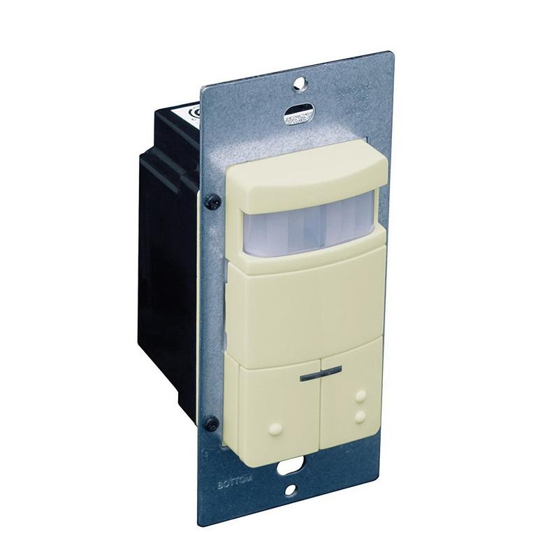 Leviton ODS0D-IDI 120/277 Volt AC PIR, Dual Relay Occupancy Sensor ...