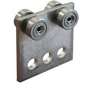 B-line B376zn Zinc Electroplated Steel Four Bearing Trolley Assembly 