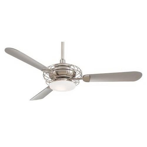 Minka Aire F601 Bs Bn Acero Ceiling Fan With Light 52 Inch 3 Blade