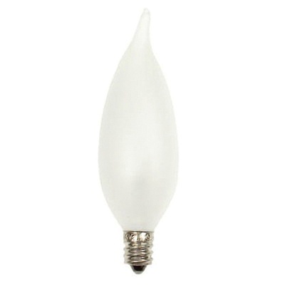 GE Lighting 66108 CA10 Bent Tip Decorative Incandescent Lamp E12 ...