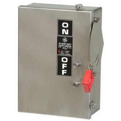 GE THN3361 30 AMP 600 VOLT 3 PHASE N/FUSED INDOOR DISCONNECT 