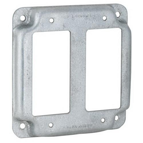 Raco 809C Pre-Galvanized Steel Crushed Corner Exposed Work Cover 4-Inch ...