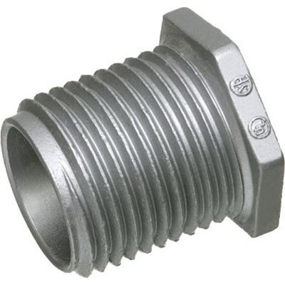 Arlington 503L Die Cast Zinc Long Hex Head Conduit Nipple 1-Inch x 0.9-Inch