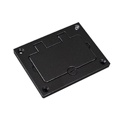 Wiremold 828GFITCAL-BK Powder Coated Aluminum 1-Gang Cover Plate 4-5/32 ...