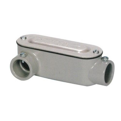 Mulberry 12828 Die Cast Aluminum Type LR Conduit Body With Cover And ...