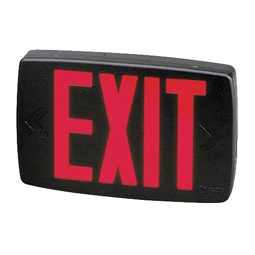 Lithonia Lighting Lqms3r120 277m6 Ac Led Exit Sign Black Housing Red Letter 120 277 Volt 1 2 Battery Quantum Lithonia Lighting Lqms3r120 277m6 Ac Led Exit Sign Black Housing Red Letter 120 277 Volt 1 2 Battery Quantum