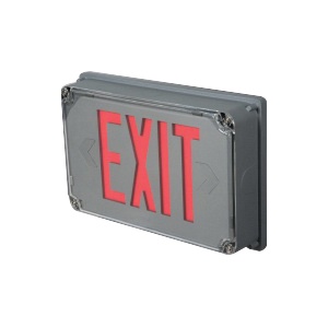 Cooper Lighting UX71RWHSD UX Series Self-Powered Exit Sign White ...