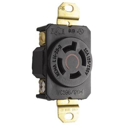 Pass & Seymour Turnlok 30 Amp 125-Volt NEMA L5-30R Locking Receptacle Pass & Seymour Turnlok 30 Amp 125-Volt NEMA L5-30R Locking Receptacle