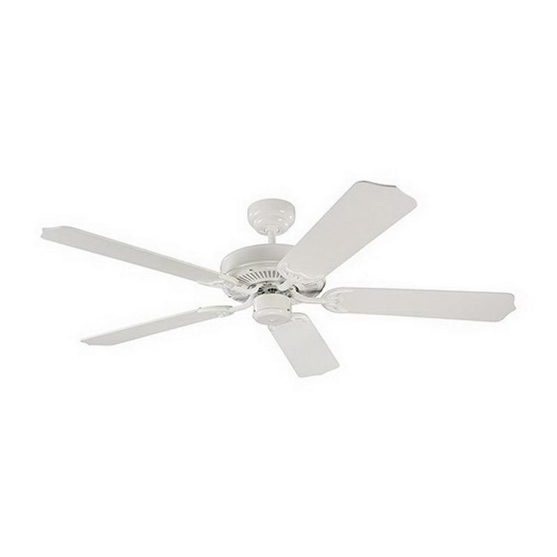 Sea Gull Lighting 15030 15 Quality Max Ceiling Fan 52 Inch 5 Blade 3 Speed White