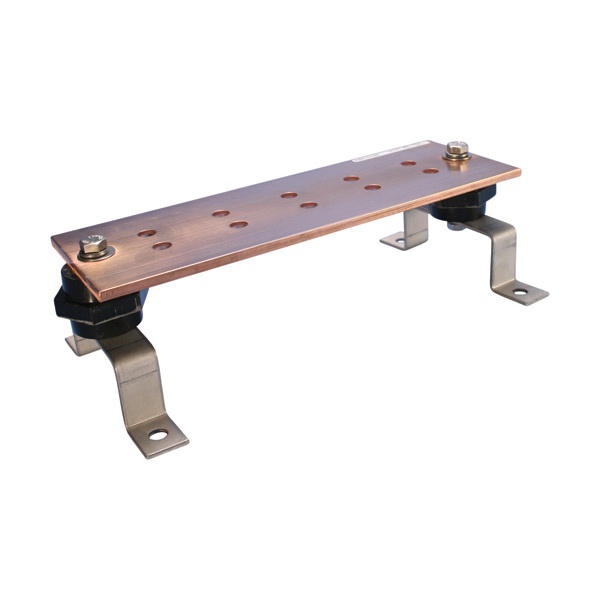 Erico EGBA14215JJ JJ Hole Pattern Grounding Busbar 15Inch x 2Inch x 1/4Inch Caddy® HZ