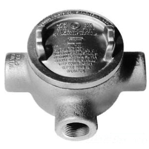 Crouse-Hinds GUAT26-SA Copper Free Aluminum Round Conduit Outlet Box ...