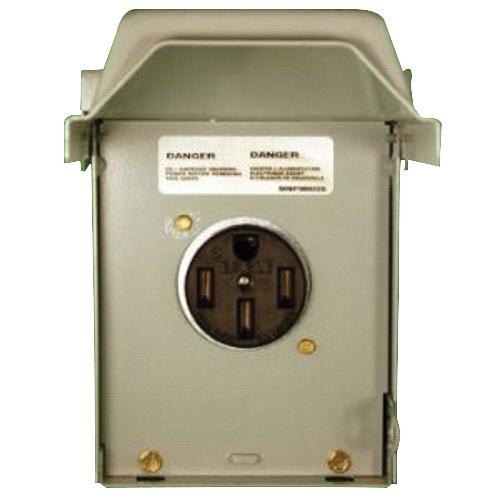 Midwest Electric U054 Unmetered Heavy-duty Power Outlet 1 Receptacles 