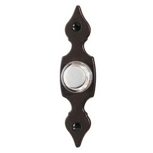 Nutone Pb29lr Lighted Flat Door Chime Pushon Oil Rubbed Bronze