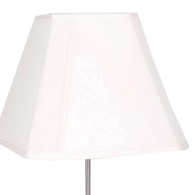 8x14x11 Wht Cut Corner Bell Lamp Shade 8 Inch X 14 Inch X 11 Inch