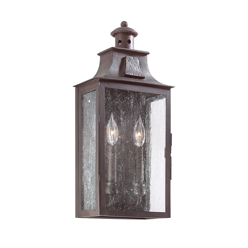 Troy Lighting Bcd9008obz 2 Light Wall Pocket Lantern 120 Watt Old Troy Lighting Bcd9008obz 2 Light Wall Pocket Lantern 120 Watt Old Bronze Newton Decorative Landscape Outdoor Fixtures