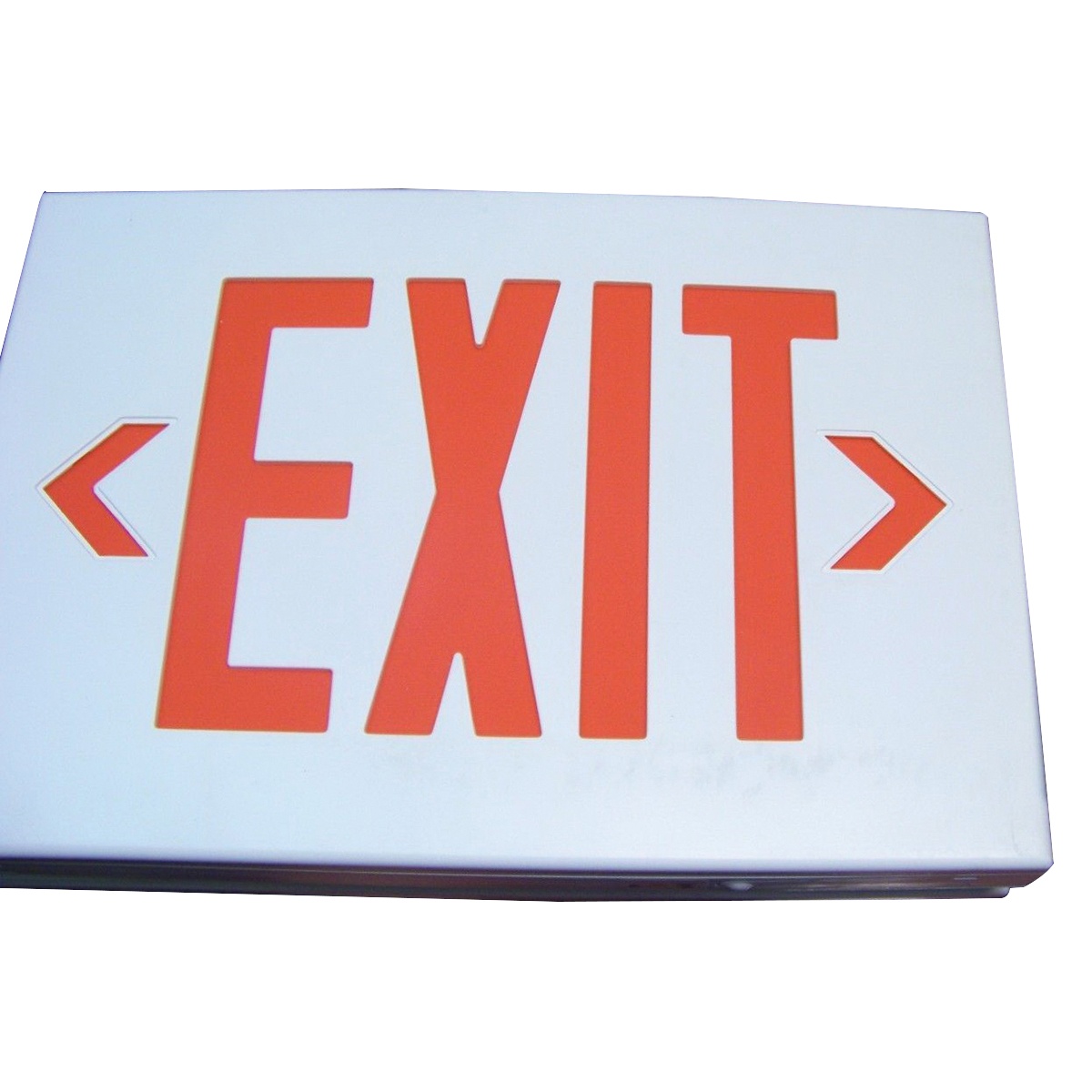 Emergi-Lite LWSNX14R X10 LED Series AC LED Exit Sign Off-White Housing ...