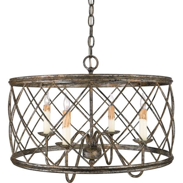 Quoizel Lighting Rdy2821cs 4 Light Pendant Fixture 240 Watt 120 Volt Ac Century Silver Leaf Dury Quoizel Lighting Rdy2821cs 4 Light Pendant Fixture 240 Watt 120 Volt Ac Century Silver Leaf Dury