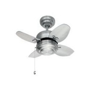 Monte Carlo 4mc20bs Ceiling Fan 20 Inch 4 Blade 3 Speed Brushed