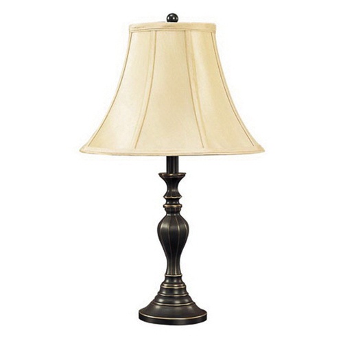 Litemaster T6492RZSL Table Lamp 150-Watt Dark Solid Brass Southampton