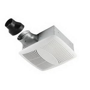 Nutone EZ80N Ventilation Fan 3-Inch Or 4-Inch Duct 80 CFM at 0.1-Inch  Static Pressure With 4-Inch Duct 70 CFM at 0.1 Static Pressure With 3-Inch  Duct Broan®