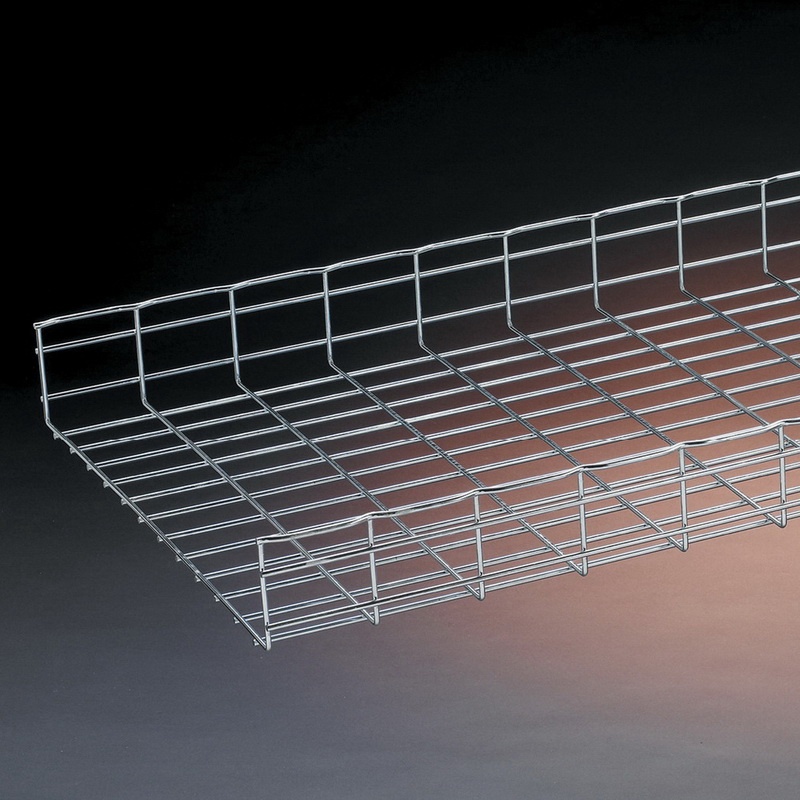 B-Line FT4X6X10ELG Electrogalvanized Steel Straight Section Wire Basket ...