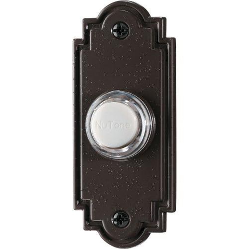 Nutone Pb15lbr Lighted Flat Door Chime Pushon Oil Rubbed Nutone Pb15lbr Lighted Flat Door Chime