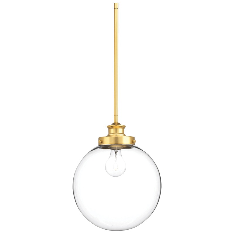 Progress Lighting P5070 137 1 Light Pendant Fixture 100 Watt 120 Volt Ac Natural Brass Penn