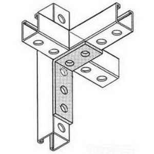 Versabar VF-2502-B Electrogalvanized Steel 5-Hole 90-Degree Corner ...