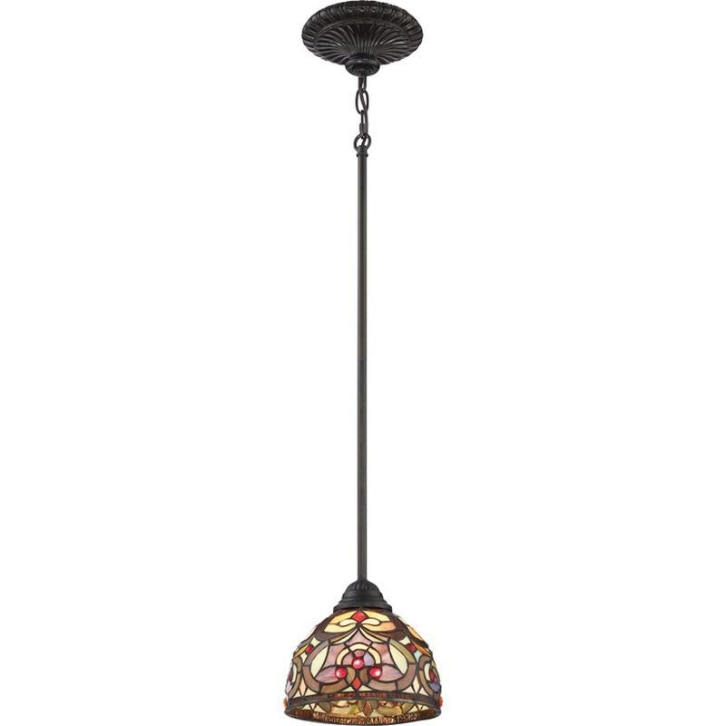 Quoizel Lighting Tf1508vb 1 Light Mini Pendant Fixture 100 23 Watt Quoizel Lighting Tf1508vb 1 Light Mini Pendant Fixture 100 23 Watt 120 Volt Bronze
