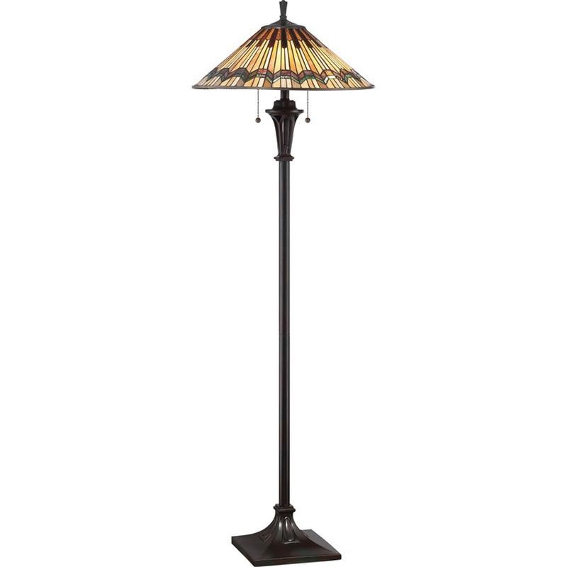 Quoizel Lighting Tfat9362va Traditional 2 Light Portable Floor Lamp 100 23 Watt 120 Volt Bronze Alcott