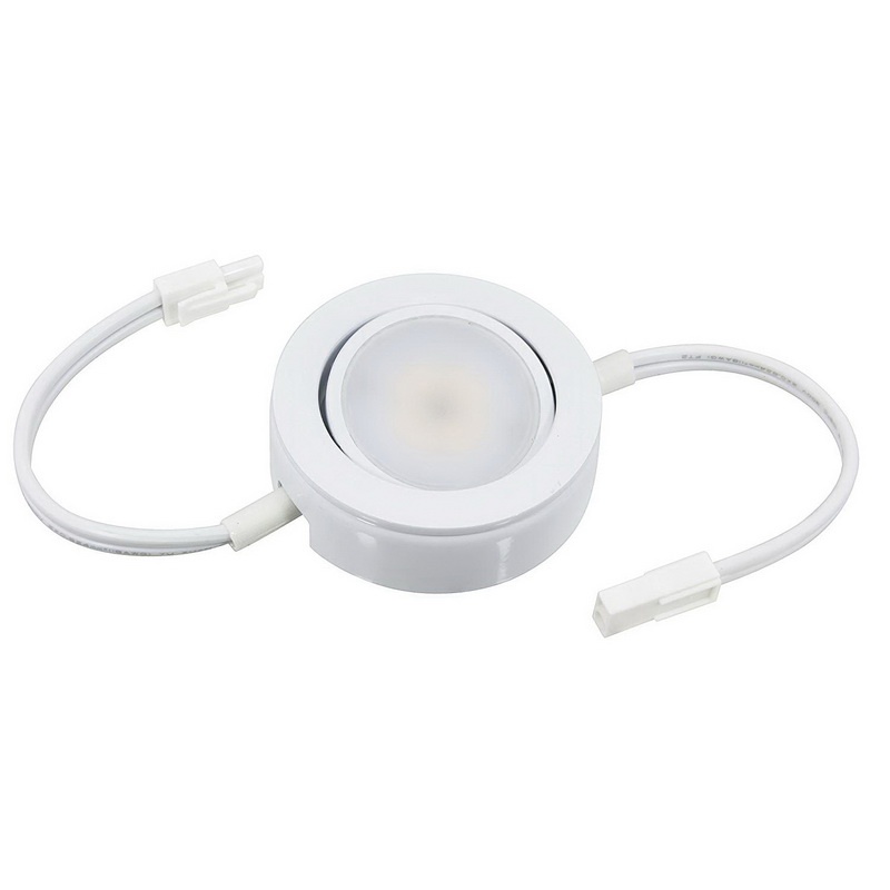 American Lighting MVP-1-WH-B Line Voltage LED Puck Light 4 ...