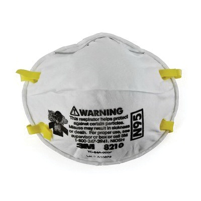 3M 8210 Standard Particulate Respirator White