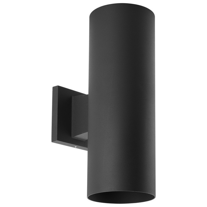 Progress Lighting P5675 31 30k 2 Light Up Down Wall Cylinder 17 Watt 120 Volt 3000k Black Powder Coated