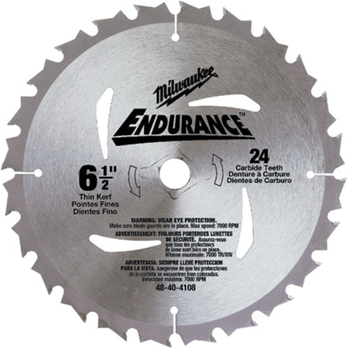 Milwaukee 6.5 best sale circular saw blade