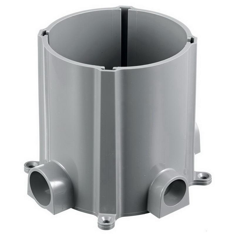 Hubbell-Wiring PFB1 Plastic Single Or Multi-Service Concrete Floor Box 5-Inch x 3-Inch 100-Cubic-Inch ScrubShield® Hubbell-Wiring PFB1 Plastic Single Or Multi-Service Concrete Floor Box 5-Inch x 3-Inch 100-Cubic-Inch ScrubShield®
