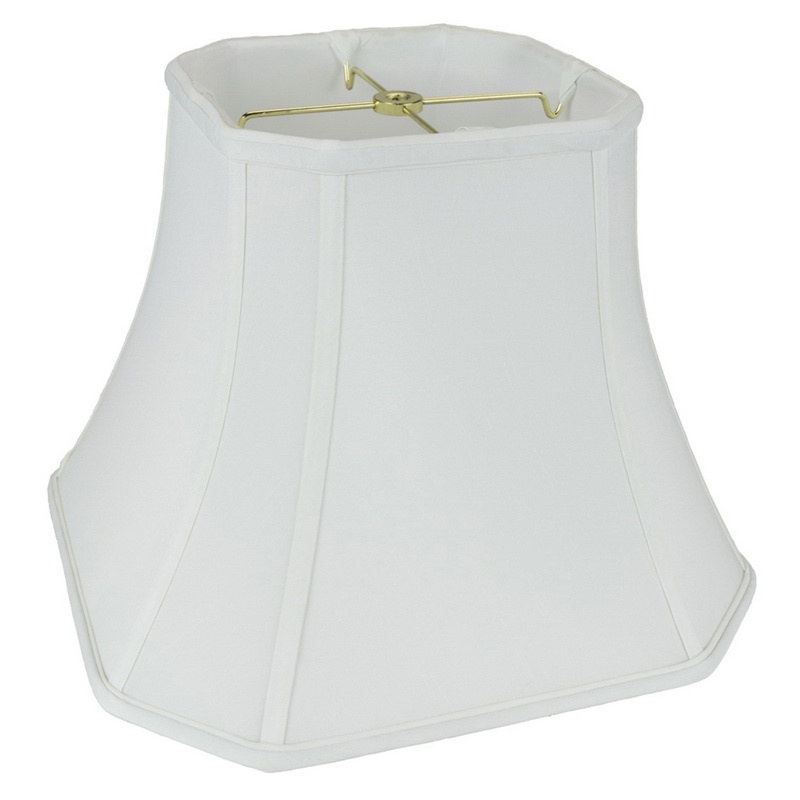 Monter Lite 111-6-8-WH Shantung Softback Square Cut Corner Lamp Shade ...