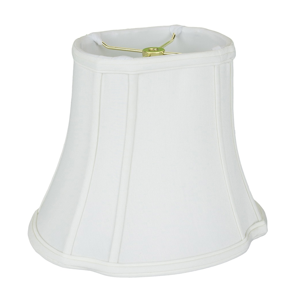 Monter Lite 1214 17 Ow Anna Softback Oval Cut Corner Lamp Shade 8 Inch X 10 12 Off White