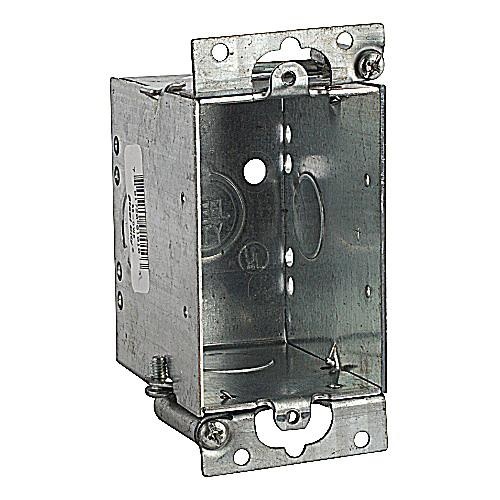 Thomas & Betts 53-OWE Galvanized Steel 1-Gang Gangable Switch Box 2 ...