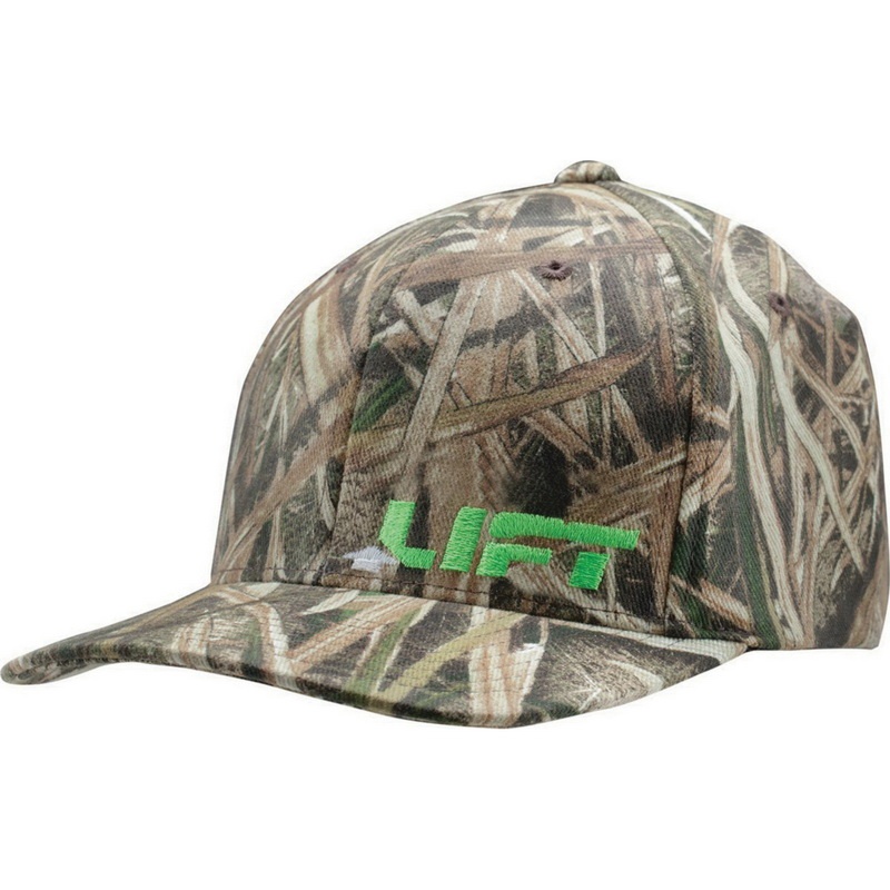 Lift Safety AOC-15C Lift Off Center Hat 98% Cotton 2% PU Spandex Camo