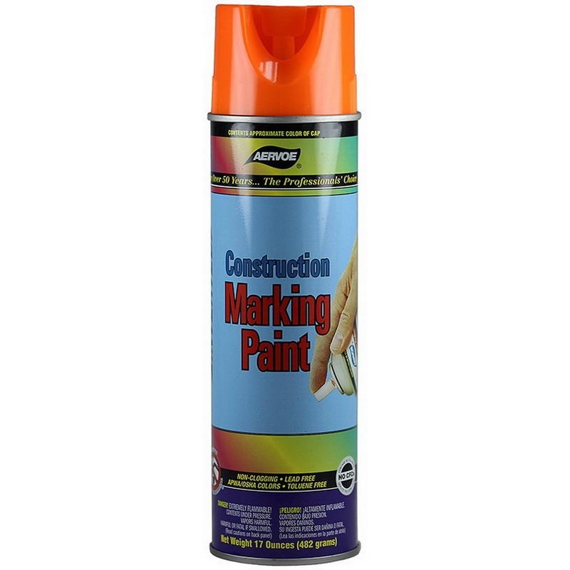 Dottie 247 Construction Making Paint Aerosol Can 20 oz Fluorescent Orange