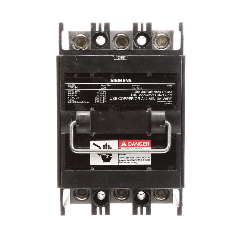 100 Amp Disconnect >> Siemens TFP324 1-Phase 3-Fuse Fusible Pull-Out Disconnect ... 100 Amp Disconnect >> Siemens TFP324 1-Phase 3-Fuse Fusible Pull-Out Disconnect ...